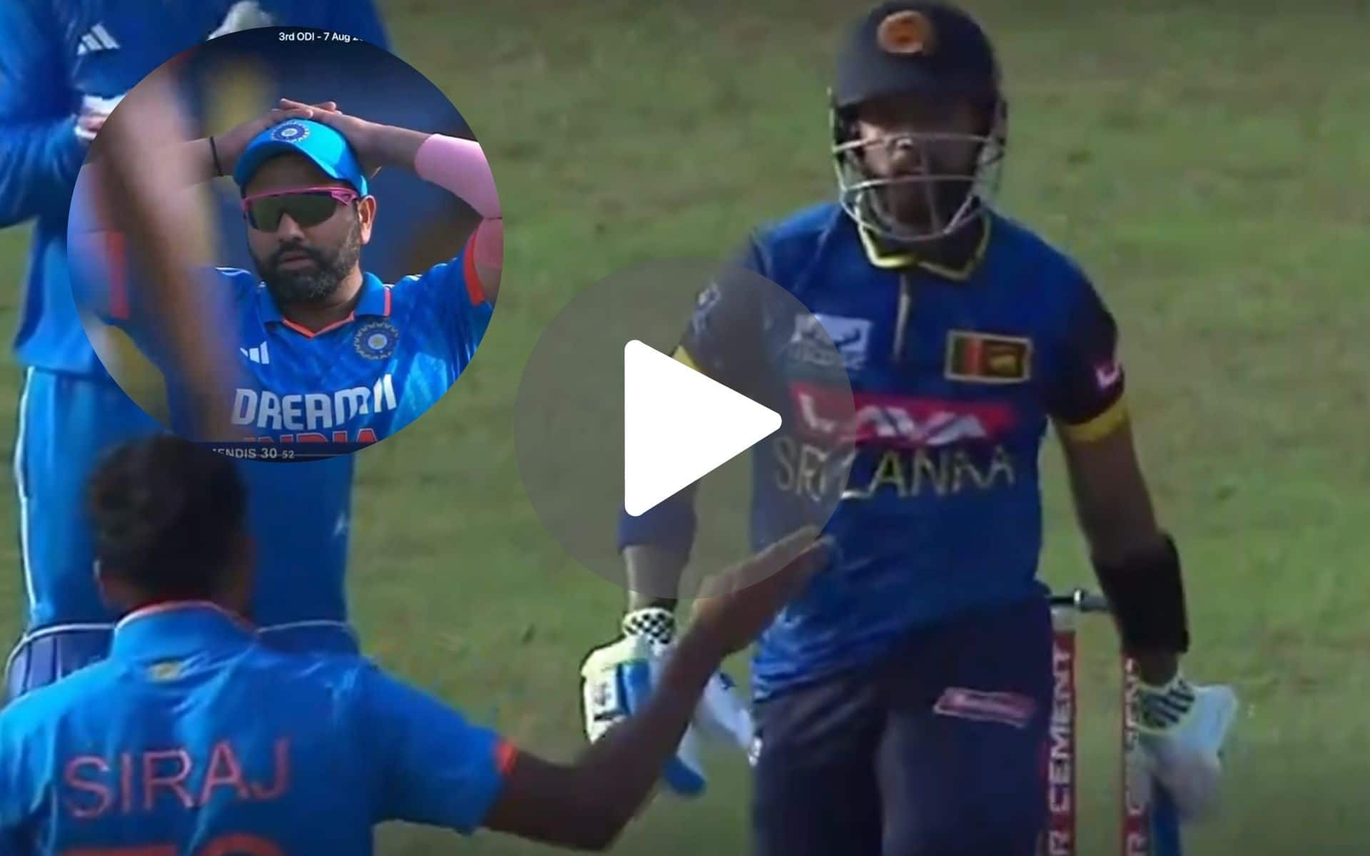 [Watch] Mohammed Siraj's Verbal Fight With Mendis Leaves Rohit Sharma Frustrated